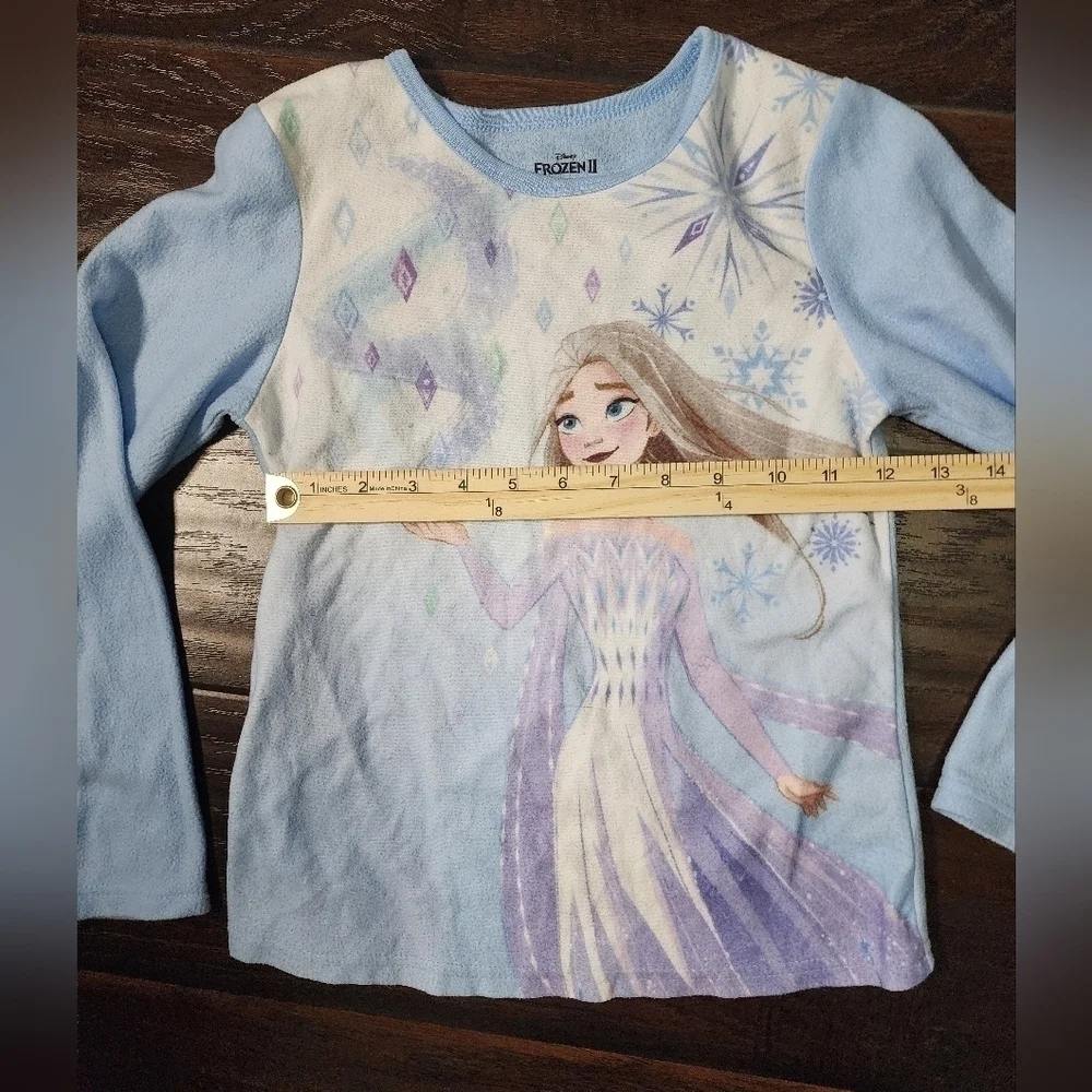Girls Disney Frozen Fleece Long Sleeve Shirt - Picture 7 of 8